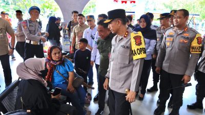 Kapolda Aceh Tinjau Pospam Ops Ketupat Seulawah Ulee Lheue.