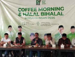 PKB Aceh Gelar Silahturahim dan Halal Bihalal Bersama Insan Pers.