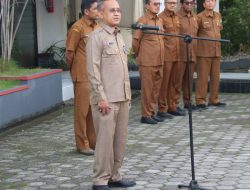 Kepala Dinas ESDM Aceh Pimpin Upacara Perdana, Tekankan Visi Misi Gubernur, Disiplin dan Kerjasama.