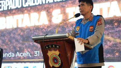 Kapolda Aceh Pimpin Penandatanganan Pakta Integritas Dalam Penerimaan Terpadu Calon Anggota Polri 2026.