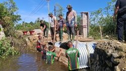 TNI kebut pembangunan Jembatan Armco di Pasi Raja, Aceh Selatan. 