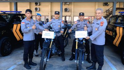 Kapolda Aceh Salurkan Kendaraan Dinas Untuk Polres Subulussalam dan Simeulue.