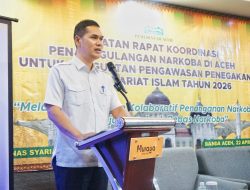 Sekda Aceh Buka Rakor Penanggulangan Narkoba.
