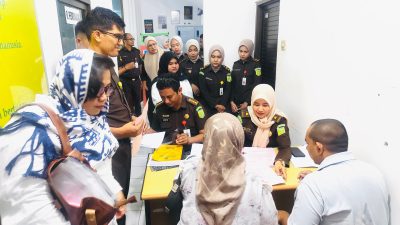 JPU Kejari Banda Aceh Menerima  Tersangka dan Barang Bukti Tahap II Tindak Pidana Ujaran Kembencian dari Penyidik Polda Aceh.