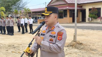 Kapolres Aceh Tamiang Ajak Buruh Jaga Keamanan dan Sampaikan Aspirasi dengan Santun. 