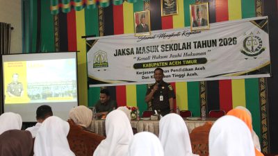 Kejati Aceh Gelar Program JMS di SMA Negeri 1 Idi Rayeuk Aceh Timur.
