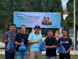 BSI Region Aceh Distribusikan 282 Hewan Kurban.