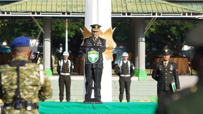 Kapoksahli Pangdam IM Pimpin Upacara Peringatan Hari Lahir Pancasila.
