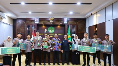 Rektor Sambut Kontingen UIN Ar-Raniry Peraih Juara Umum Catalyst Future Competition X Asia. 