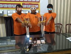 Polsek Tigapanah Amankan Tiga Jaringan Pengedar Sabu.