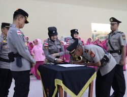 Kapolresta Pimpin Upacara Sertijab 6 PJU Polresta Banda Aceh.