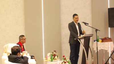 Sekda Aceh Hadiri Sidang Terbuka Promosi Doktor Anggota DPR-RI T A Khalid.