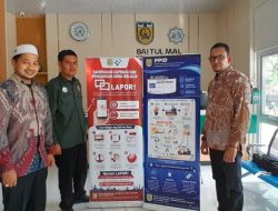 Diskominfotik Banda Aceh Distribusikan 58 Roll Banner SP4N-LAPOR dan PPID.