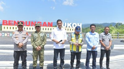 Sekda Aceh Hadiri Peresmian Bendungan Rukoh oleh Presiden Prabowo.