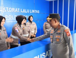 Kapolda Kunjungi Ditlantas Polda Aceh. 