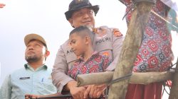 Kapolda Aceh Tinjau Jembatan Darurat yang Viral di Aceh Barat.
