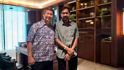 Mualem Bertemu Hashim, Bahas Percepatan Pembangunan Ekonomi Aceh. 