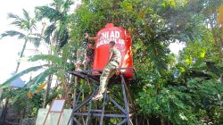 Satgas TMMD 129 Tuntaskan Pemasangan Tandon Air Bersih Untuk Warga di Latim. 