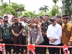Kapolda Aceh Hadiri Secara Virtual Peresmian Jembatan Merah Putih Presisi. 