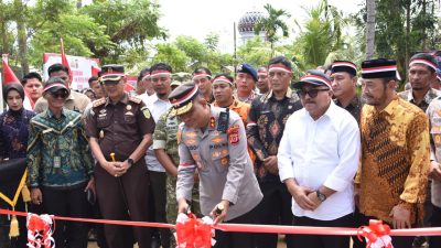 Kapolda Aceh Hadiri Secara Virtual Peresmian Jembatan Merah Putih Presisi. 