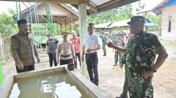 Danrem 011/Lilawangsa Tinjau Sumur Bor, MCK dan Tempat Wudu Hasil TMMD ke-129.