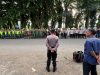 Polda Aceh dan TNI Gelar Apel Kesiapan Pengamanan HDA di Depan Masjid Raya Baiturrahman. 