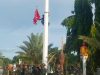 TNI turunkan bendera Bulan Bintang di Masjid Raya Baiturrahman Banda Aceh. 