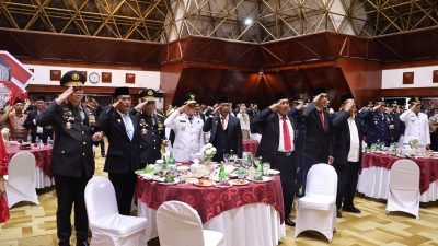 Kapolda Aceh Ikuti Upacara HUT RI dari Istana Negara Secara Virtual. 