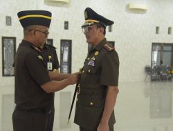 Kajati Aceh Lantik Rajendra Dharmalinga Wiritanaya sebagai Kajari Pidie.