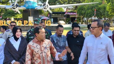 Wagub Aceh Bersama Wamendagri Tinjau Langsung Lapangan Blang Padang. 