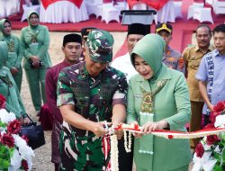 Pangdam IM Resmikan Jembatan Perintis Garuda di Tamiang.