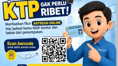 Warga Kota Banda Aceh yang Mau Ganti Foto KTP Bisa Daftar Secara Online.