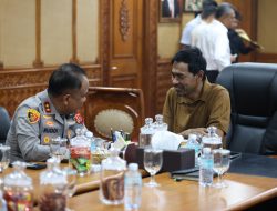 Gubernur Mualem Bersama Kapolda dan Ketua DPRA Bahas Mitigasi Bencana. 