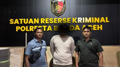 Polisi Amankan Satu TSK Kasus Penggelapan Mobil di Banda Aceh. 