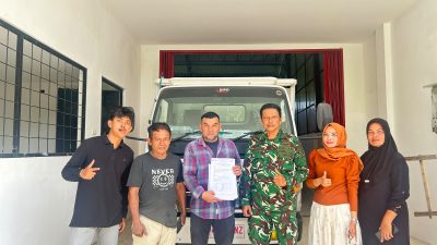 Keuchik Lamkruet Terima Truk Operasional untuk Kopdes Merah Putih. 