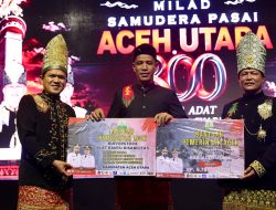 Wagub Serahkan Bantuan Rp. 6,78 Untuk Pemkab Aceh Utara.