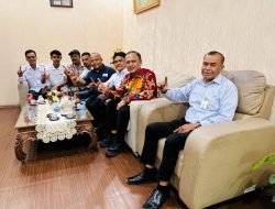 SMSI Aceh Besar Bangun Kolaborasi dengan Bank Aceh Syariah Jantho.