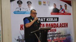 KONI Banda Aceh Matangkan Persiapan Menuju PORA XV di Aceh Jaya. 
