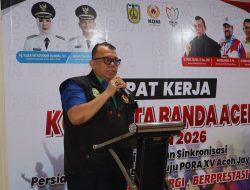 KONI Banda Aceh Matangkan Persiapan Menuju PORA XV di Aceh Jaya. 