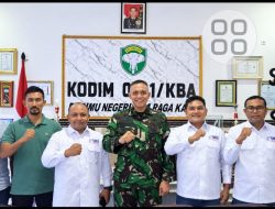 SMSI Aceh Besar Audiensi dengan Dandim 0101/KBA.
