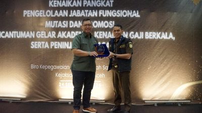 Kejagung RI Gelar Sosialisasi Percepat Hak dan Layanan Karir Pegawai di Kejati Aceh.