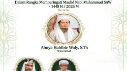 Abuya Habibie Waly Dijadwalkan Isi Dakwah Maulid di Gampong Jruek Bak Kreh.