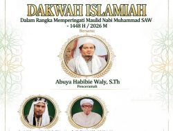 Abuya Habibie Waly Dijadwalkan Isi Dakwah Maulid di Gampong Jruek Bak Kreh.