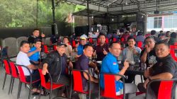 Kandidat Ketua PWI Aceh Nasir Nurdin Bersilahturahmi Dengan Pengurus PWI Simeulue. 