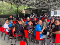 Kandidat Ketua PWI Aceh Nasir Nurdin Bersilahturahmi Dengan Pengurus PWI Simeulue. 