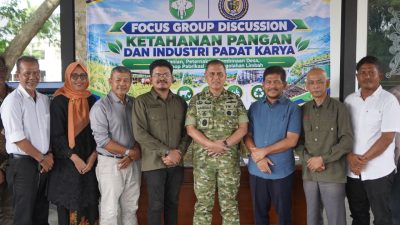 Pangdam IM Terima Audiensi FGD Ketahanan Pangan dan Industri Padat Karya.