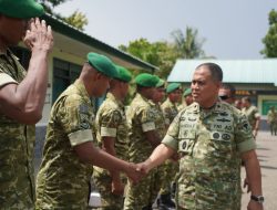 Pangdam Iskandar Muda Kunjungi Kompi C Yonif TP 857/GG di Pidie.