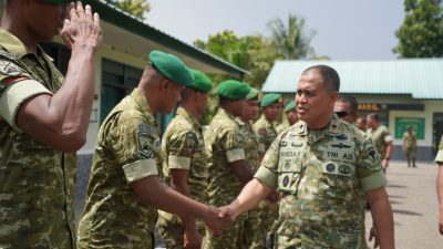 Pangdam Iskandar Muda Kunjungi Kompi C Yonif TP 857/GG di Pidie.