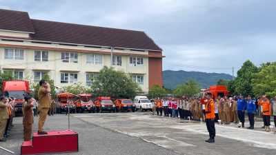 Pj Sekda Aceh Pimpin Apel Kesiapsiagaan Bencana, Antisipasi Puncak Musim Hujan. 