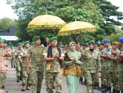 Brigjen TNI Ali Imran Jalani Tradisi Penyambutan sebagai Kasdam Iskandar Muda. 